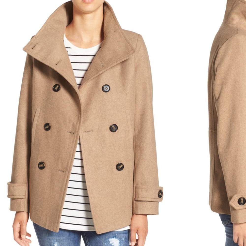 Thread and Supply Double Breasted Peacoat